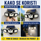 Solarni Reflektor 3-u-1 sa Senzorom Pokreta