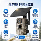 Fiksna 4G Solarna Lovačka Kamera