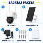 Solarna Rotirajuća Wi – Fi Kamera Q6