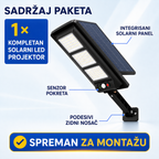 Ulični Solarni Reflektor 8000Lumena