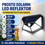 Solarni Led Reflektor - 180 Stepeni