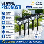Solarne LED Lampe ABQ – 03 – Set od 6 Lampi!