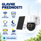 Solarna Rotirajuća Wi – Fi Kamera Q6