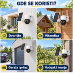 Solarna Rotirajuća Wi – Fi Kamera Q6