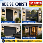 Solarna Zidna Lampa Sa senzorom Pokreta ( 1+1 Gratis )