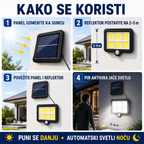 Solarni LED Reflektor za Dvorišta i Parking - SolarFlux 6