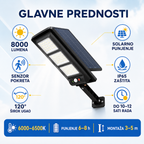 Ulični Solarni Reflektor 8000Lumena