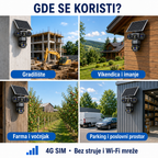 Solarna Trostruka 4G Kamera TP 3010