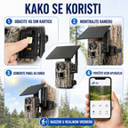 Fiksna 4G Solarna Lovačka Kamera