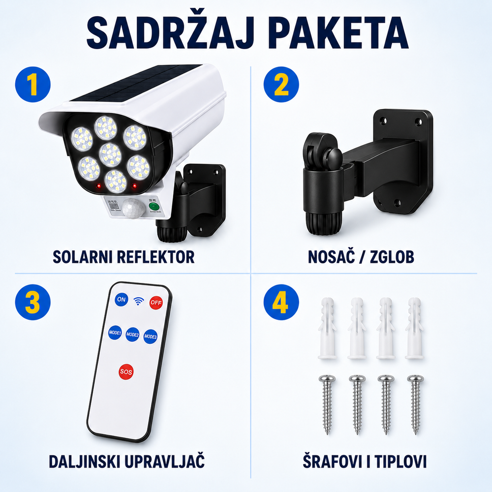 Solarni Reflektor - Lažna Kamera